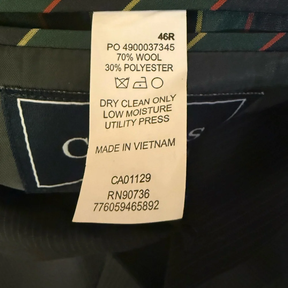 Classic Black Men's Suit